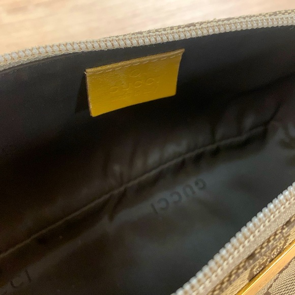 Gucci Authentic Pre-loved GG Monogram Canvas Pochette Boat Bag ✨Price Firm✨ - Picture 3 of 12